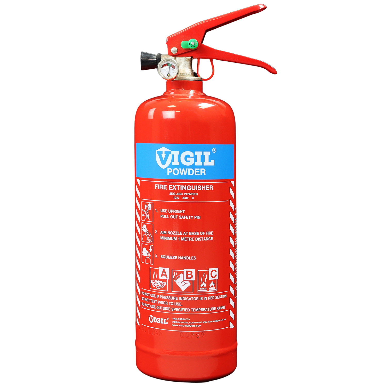 2kg Powder Fire Extinguisher