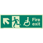 Wheelchair Fire Exit Left Up 4047