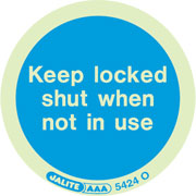 Keep Locked Shut When Not In Use Pack of 10 5424