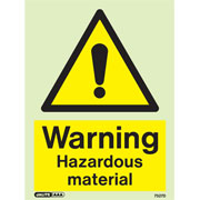 Warning Hazardous Material 7527