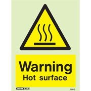 Warning Hot Surface 7561